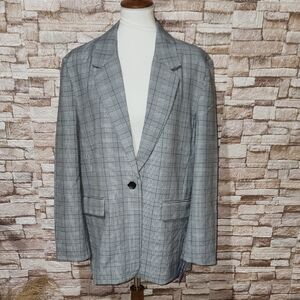 Steve Madden Brand New Gray Checkered Blazer